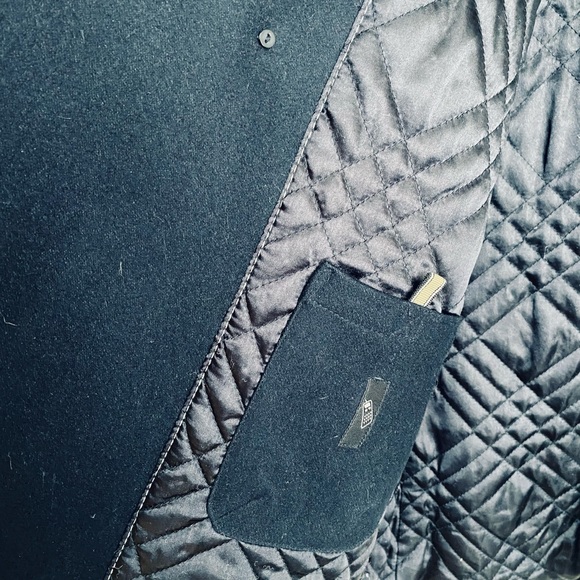 DANIEL HECHTER Paris  Men’s Pea coat navy size L - Picture 6 of 16